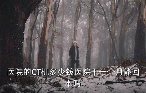 河北省人民醫院CT多少錢,醫院的CT機多少錢