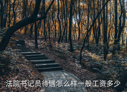 法院書記員待遇怎么樣一般工資多少