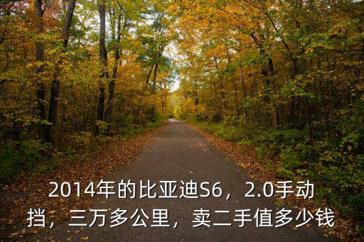 廊坊二手比亞迪s6多少錢,賣二手值多少錢