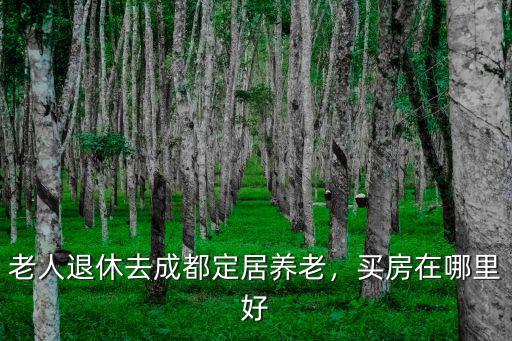 老人退休去成都定居養(yǎng)老，買房在哪里好