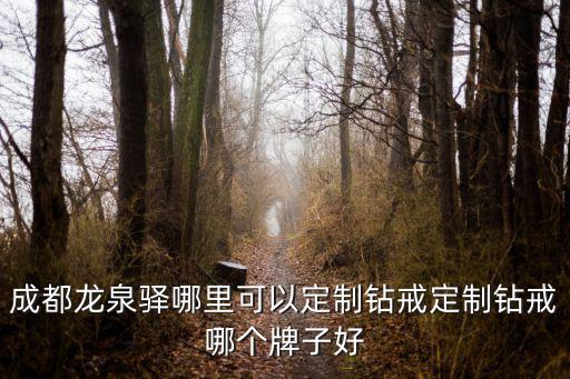成都龍泉驛哪里可以定制鉆戒定制鉆戒哪個牌子好