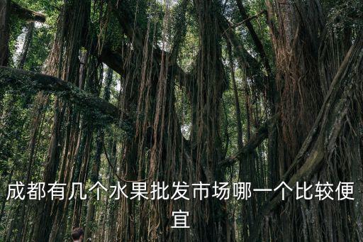 成都有幾個水果批發市場哪一個比較便宜