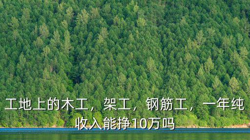 工地上的木工，架工，鋼筋工，一年純收入能掙10萬嗎