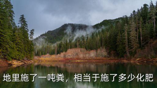 地里施了一噸糞，相當(dāng)于施了多少化肥