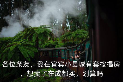 各位條友，我在宜賓小縣城有套按揭房，想賣了在成都買，劃算嗎