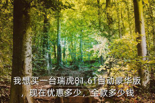 我想買一臺瑞虎81.6T自動豪華版，現(xiàn)在優(yōu)惠多少，全款多少錢