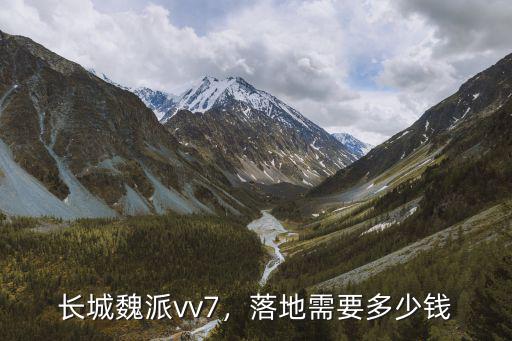 長城魏派vv7，落地需要多少錢