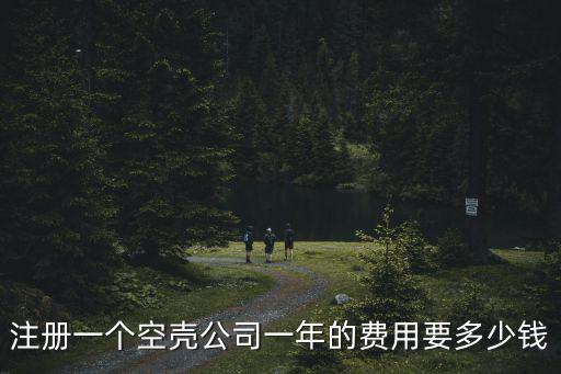注冊一個(gè)空殼公司一年的費(fèi)用要多少錢