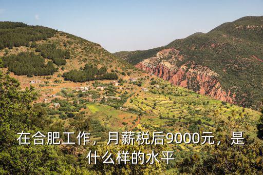 合肥稅前一萬稅后多少,月薪稅后9000元