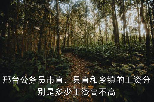 河北省公務員的工資平均是多少錢,縣直和鄉鎮的工資分別是多少