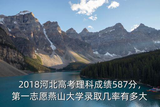 河北考燕山大學多少分,2019多少分能考上