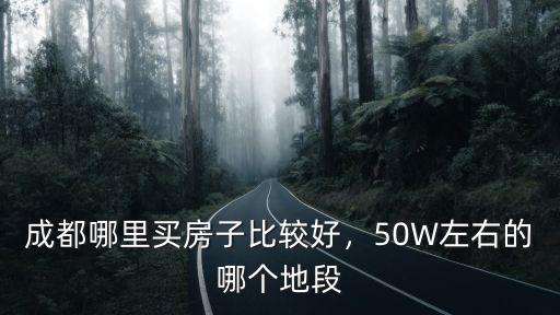 成都哪里買房子比較好，50W左右的哪個(gè)地段