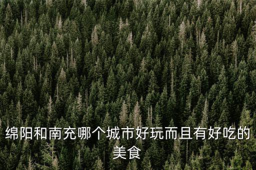 綿陽和南充哪個城市好玩而且有好吃的美食