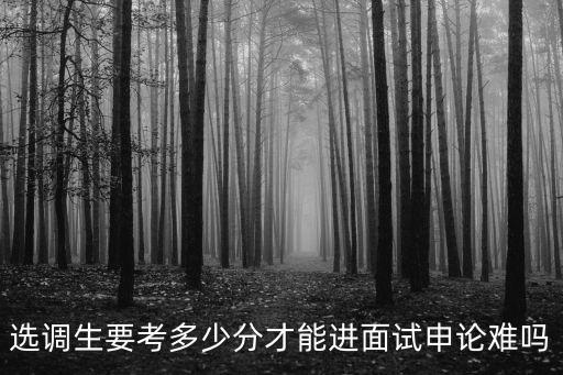 河北選調生考多少分進面試,選調生要考多少分才能進面試
