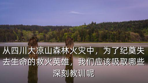從四川大涼山森林火災中，為了紀奠失去生命的救火英雄，我們應該吸取哪些深刻教訓呢