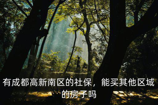 成都買高新區社?？梢再I哪里,有成都高新南區的社保