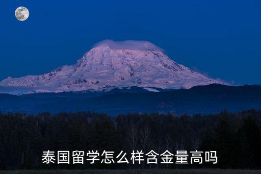 泰國(guó)留學(xué)怎么樣含金量高嗎