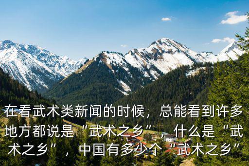 安徽武術之鄉有多少個,中國有多少個武術之鄉