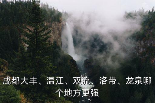 成都大豐、溫江、雙流、洛帶、龍泉哪個地方更強