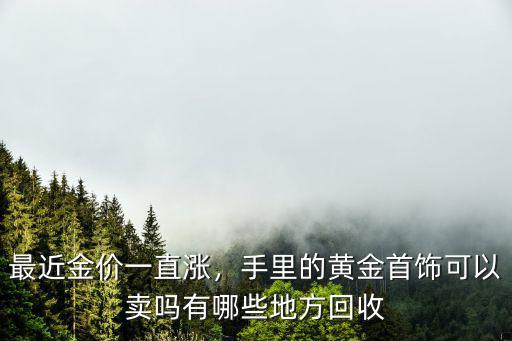 樂山沙灣哪里回收黃金首飾,黃金店都會回收黃金首飾嗎