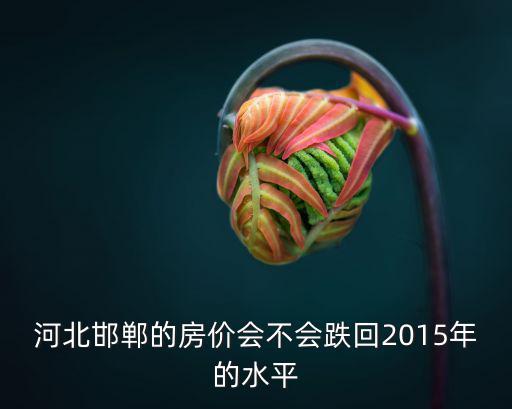 河北邯鄲梧桐苑房價是多少,邯鄲房價會降嗎