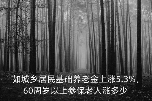 邢臺市城鄉居民60歲多少養老金,城鄉居民繳費標準是多少