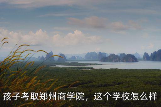 孩子考取鄭州商學(xué)院，這個學(xué)校怎么樣
