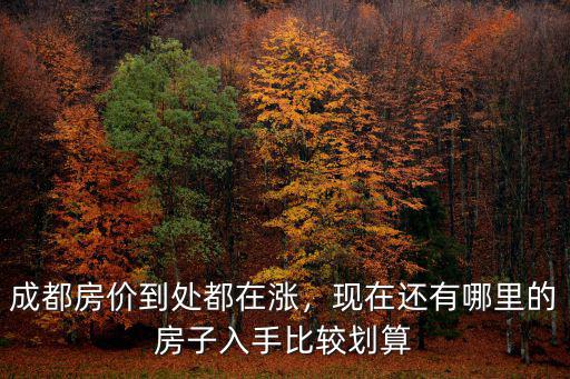 成都房價到處都在漲，現(xiàn)在還有哪里的房子入手比較劃算