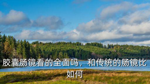 膠囊腸鏡看的全面嗎，和傳統的腸鏡比如何