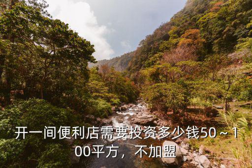 安徽立喜便利店加盟多少錢,開一間便利店需要投資多少錢