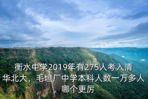 衡水中學一年多少學生考清華北大,衡中考上清華北大多少名