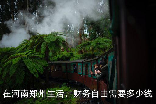 在河南鄭州生活，財務(wù)自由需要多少錢