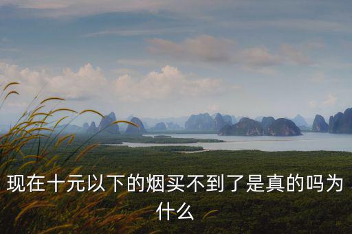 現在十元以下的煙買不到了是真的嗎為什么