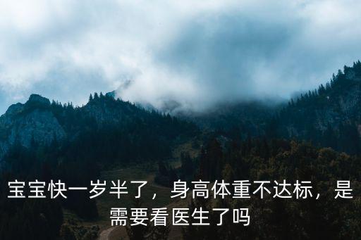 寶寶快一歲半了，身高體重不達標，是需要看醫(yī)生了嗎