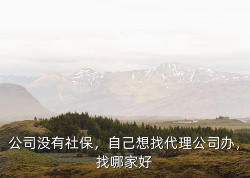 石家莊代理辦社保公司電話是多少,自己想找代理公司辦