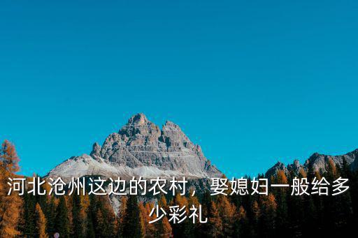 河北蔚縣彩禮一般多少錢(qián),河北滄州的彩禮要多少錢(qián)