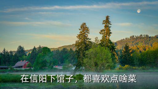 在信陽下館子，都喜歡點啥菜