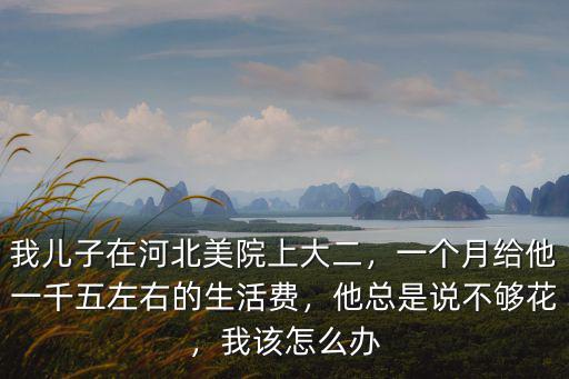 河北美院4年下來花多少錢,一個大學生四年要花多少錢