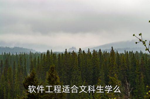 軟件工程適合文科生學(xué)么