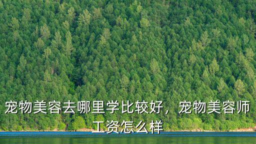 寵物美容去哪里學比較好，寵物美容師工資怎么樣