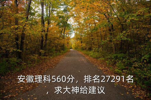 理科624分在安徽省排名多少,排名27291名