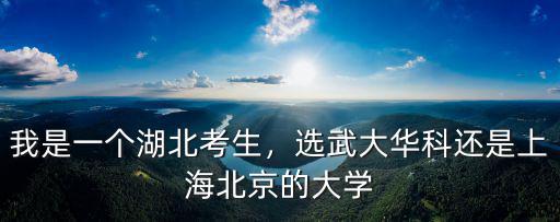 武漢湖北冠亞怎么選,同濟和武漢大學該怎么選