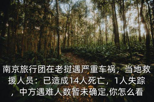 南京旅行團在老撾遇嚴重車禍，當地救援人員：已造成14人死亡，1人失蹤，中方遇難人數暫未確定,你怎么看
