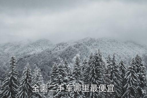 巴中哪里買二手車最便宜,全國二手車哪里最便宜