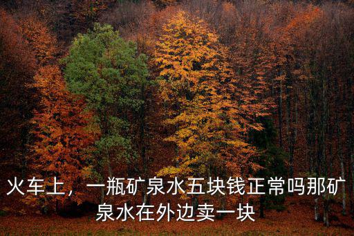 火車上，一瓶礦泉水五塊錢正常嗎那礦泉水在外邊賣一塊