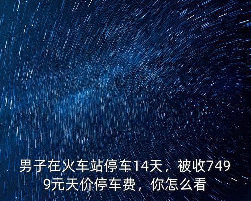 荊州火車站停車費怎么收,被收7499元天價停車費