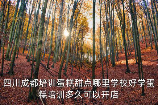 四川成都培訓(xùn)蛋糕甜點哪里學(xué)校好學(xué)蛋糕培訓(xùn)多久可以開店