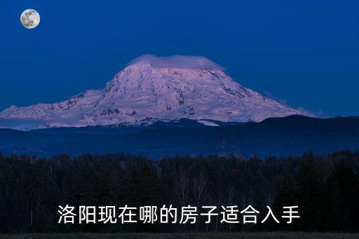 洛陽現在哪的房子適合入手