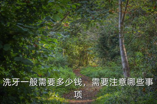 洗牙一般需要多少錢，需要注意哪些事項