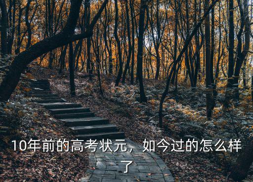 湖北高考狀元考的怎么樣,10年前的高考狀元